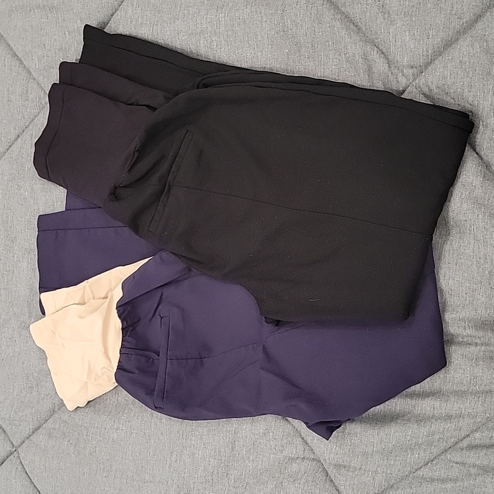 Motherhood Maternity Skinny Ankle Dress Pants, Set of 2